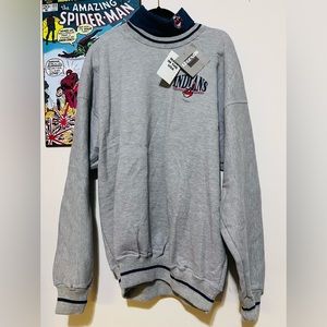 Vintage Legends Indians Crewneck Pull Over 2X w/tags